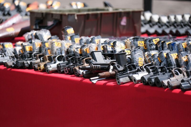 SEDENA destruye armamento asegurado