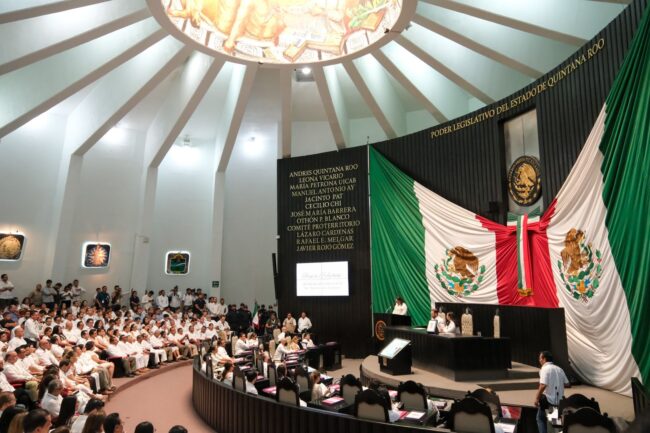 Entregan 2do Informe de la Gobernadora Mara Lezama ante Congreso de Quintana Roo