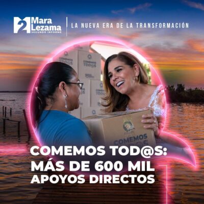 Mayor inversión social en la historia de Quintana Roo, 2do informe Mara Lezama