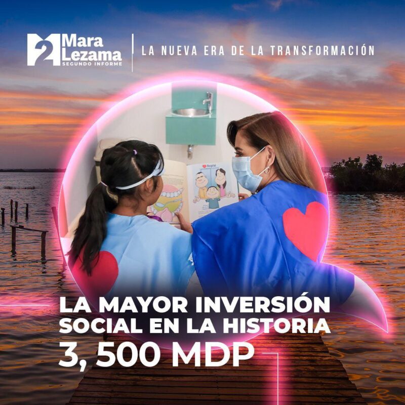 Mayor inversión social en la historia de Quintana Roo Mayor inversión social en la historia de Quintana Roo