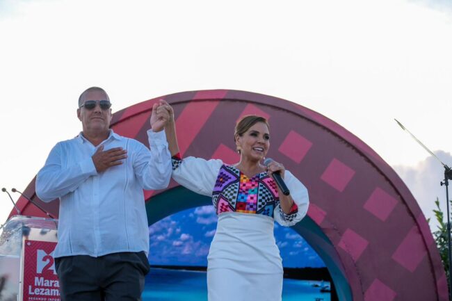 Rinde Mara Lezama, gobernadora de Quintana Roo, su Segundo Informe de Gobierno