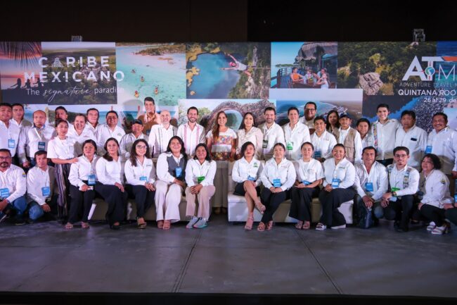 Mara Lezama , gobernadora de Quintana Roo, inauguró el Adventure Travel México, la primera feria nacional de turismo que históricamente se celebra en Chetumal