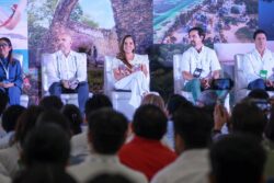 Mara Lezama , gobernadora de Quintana Roo, inauguró el Adventure Travel México, la primera feria nacional de turismo que históricamente se celebra en Chetumal