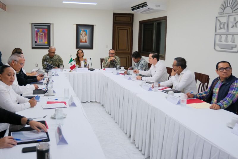 Mesa de Seguridad de Q. Roo es encabezada por Mara Lezama