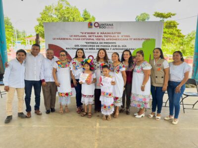 En el marco del Día Nacional de la Niña Indígena y Afromexicana, el INMAYA premió a las ganadoras del concurso de Poesía Infantil