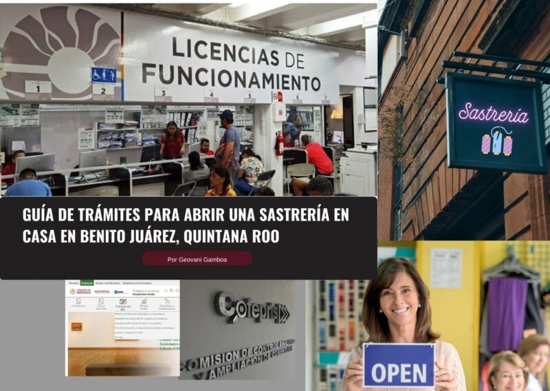 Guía de trámites para abrir una sastrería en casa