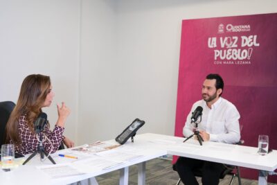 A través del programa “La Voz del Pueblo”, la gobernadora de Quintana Roo Mara Lezama, ofrece atención, orientación y resuelve solicitudes e informa de buenas noticias para Quintana Roo