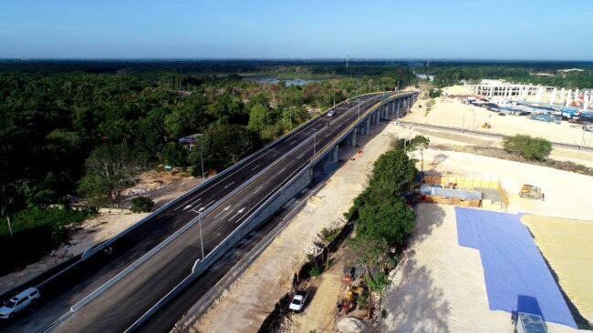 Puente de entrada a Chetumal estará listo antes de navidad, Mara Lezama infraestructura, Tren Maya Quintana Roo, turismo en Chetumal, conectividad vial sureste México.