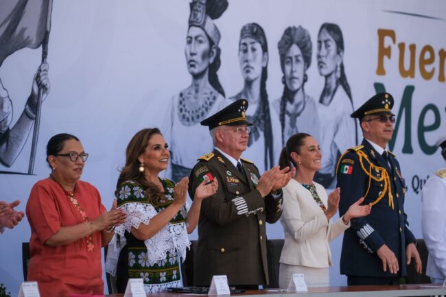 Fuerza Aérea Mexicana
Defensa del espacio aéreo
Mara Lezama
Claudia Sheinbaum
Aeropuerto Tulum