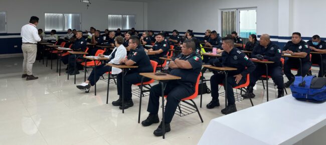 1,200 elementos de la Secretaría de Seguridad Pública y Tránsito Municipal de Solidaridad recibirán formación a través del Modelo Pop