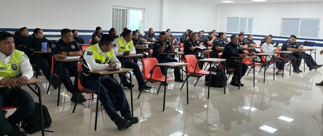 1,200 elementos de la Secretaría de Seguridad Pública y Tránsito Municipal de Solidaridad recibirán formación a través del Modelo Pop