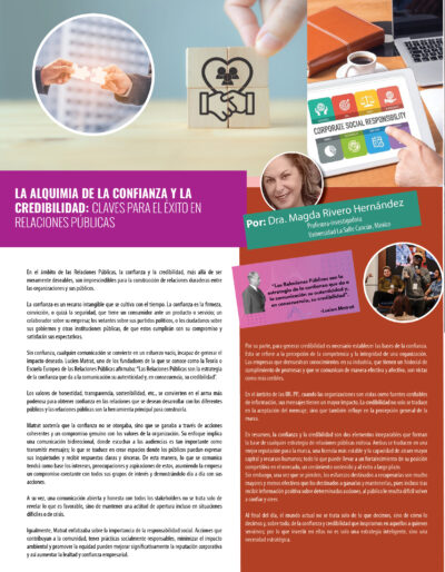 La alquimia de la confianza y la credibilidad: claves para el éxito en Relaciones Públicas