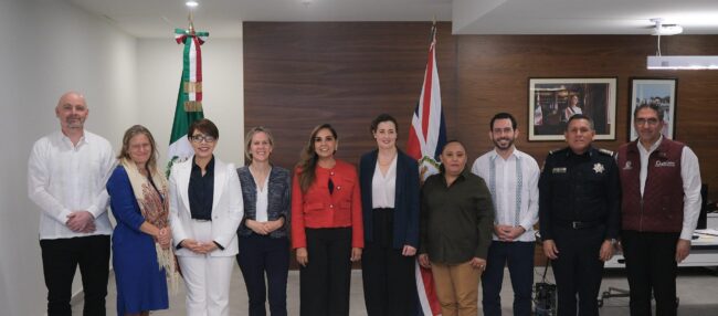 En reunión con la embajadora británica en México, Mara Lezama habló sobre la importancia de turistas del Reino Unido en Quintana Roo