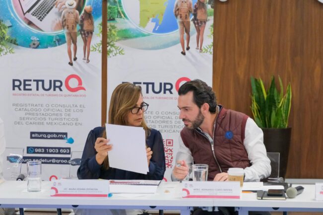 CHCM, Mara Lezama, Reunión de trabajo, Quintana Roo, Consejo Hotelero del Caribe Mexicano
