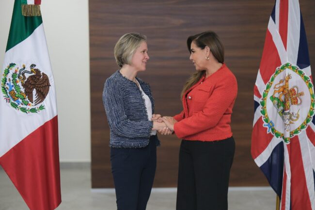 En reunión con la embajadora británica en México, Mara Lezama habló sobre la importancia de turistas del Reino Unido en Quintana Roo
