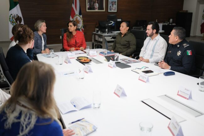 En reunión con la embajadora británica en México, Mara Lezama habló sobre la importancia de turistas del Reino Unido en Quintana Roo