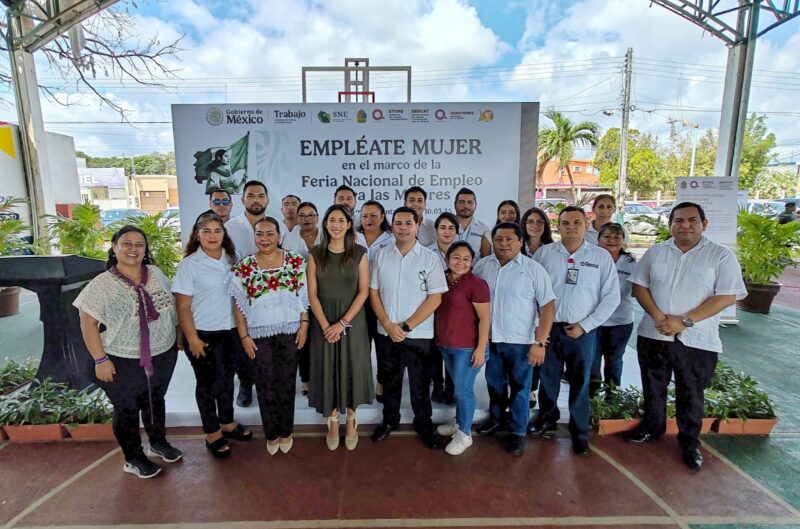 Llevan el programa Empléate Mujer a Chetumal