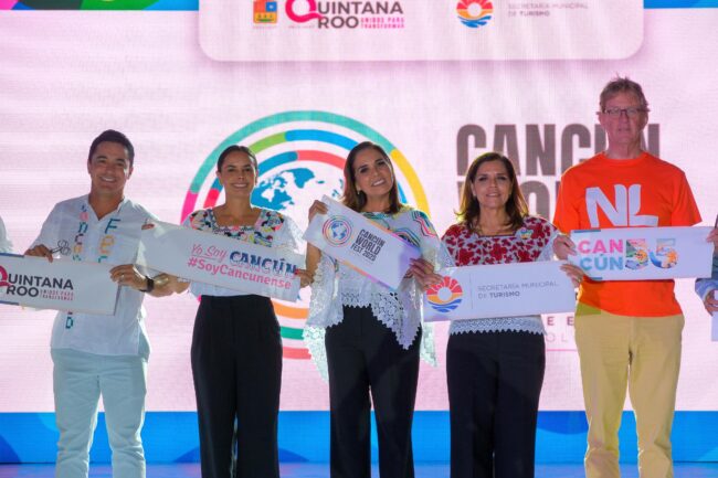 Inaugura Mara Lezama el festival Cancún World Fest Nuuch 2025 en el marco del 55 aniversario de Cancún