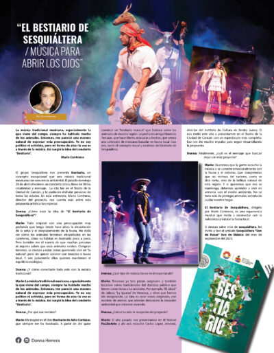El Bestiario de Sesquiáltera música para abrir los ojos
