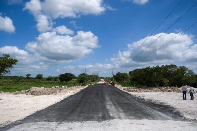 Supervisa Mara Lezama la rehabilitación de puente entre Nuevo Canaán y Miguel Alemán con apoyo de SEOP.