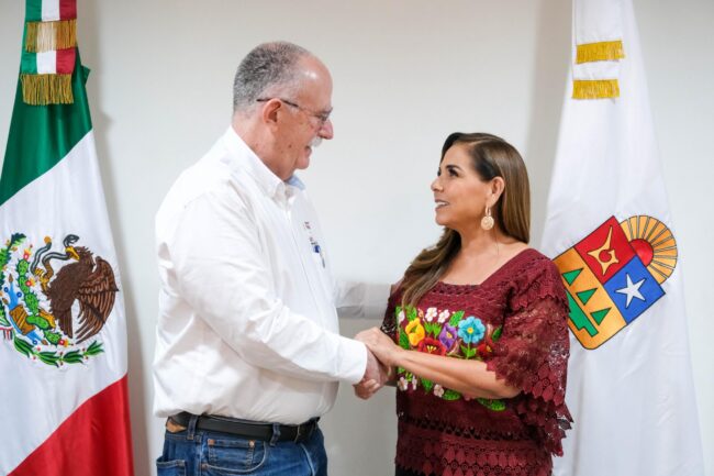 titular de SADER y Mara Lezama se reúnen para reforzar acciones para apoyar al sector cañero, sector apícola y pesca en Quintana Roo.