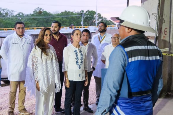 Claudia Sheinbaum y Mara Lezama recorren el nuevo Hospital General de FCP en la Zona Maya, fortaleciendo la salud de Quintana Roo