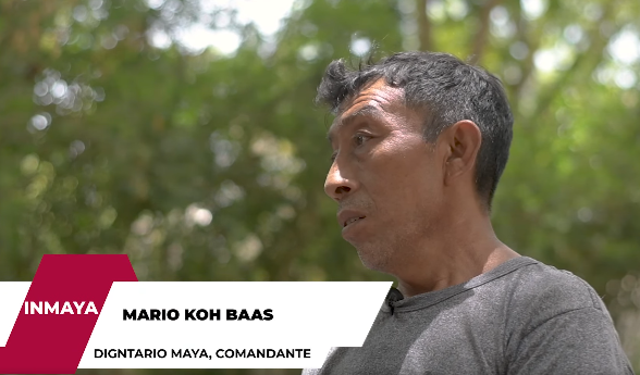 el Centro Ceremonial de la Cruz Parlante y Dignatarios Mayas como Mario Koh Baas preservan la cultura con apoyo de INMAYA.