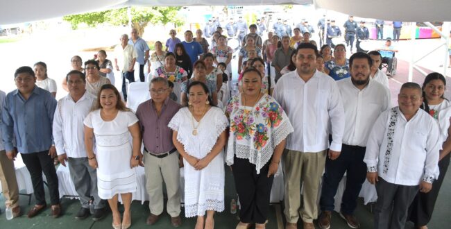 Conmemoran el 178 aniversario de Guerra de Castas, honrando a los pueblos mayas con presencia del INMAYA y emotivas palabras de Mara Lezama.