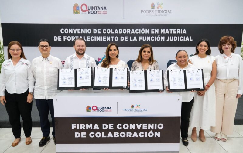 Convenio con nuevos jueces y juezas del Poder Judicial