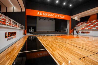 El edificio tiene también 8 salones para entrenamientos deportivos y culturales