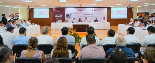 Mara Lezama instala el Comité Promotor de Inversiones en Quintana Roo para fortalecer la economía regional