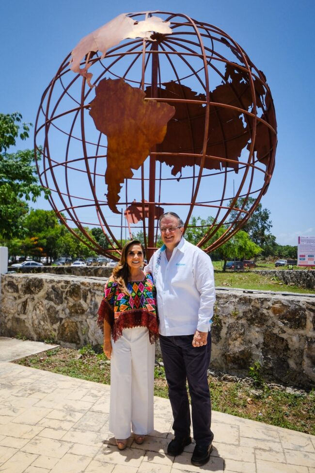 Firma Marcelo Ebrard y Mara Lezama convenio de Coordinación para la Implementación del Desarrollo del Polo de Desarrollo Económico en Chetumal 