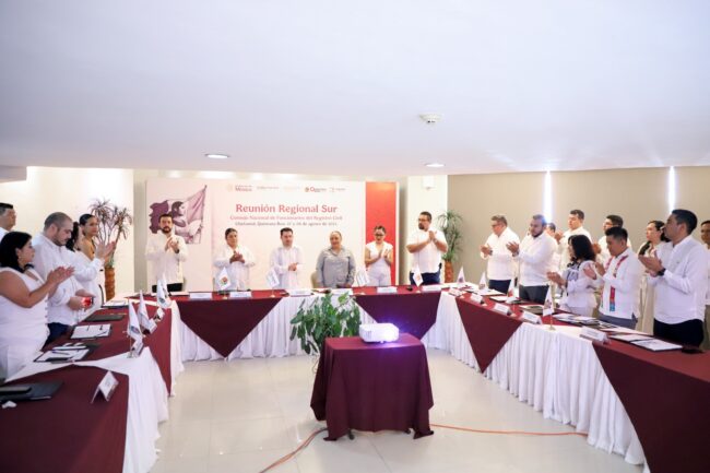 La campaña del Registro Biométrico avanza con apoyo de la SEGOB y el Consejo Nacional del Registro Civil en la Reunión Regional Sur