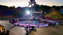 La gobernadora Mara Lezama rinde su 3er informe al pueblo en Calderita, Quintana Roo.