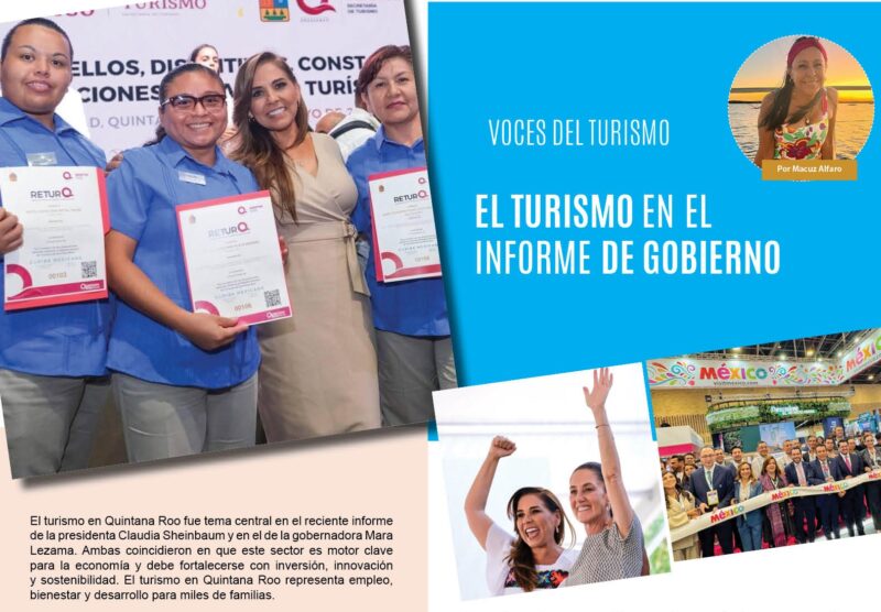 EL TURISMO EN EL INFORME DE GOBIERNO