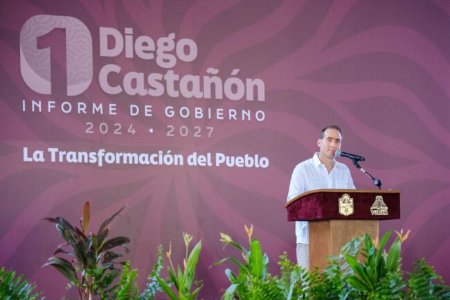 Diego Castañón rinde su primer Informe de Gobierno de Tulum acompañado de Mara Lezama y funcionarios