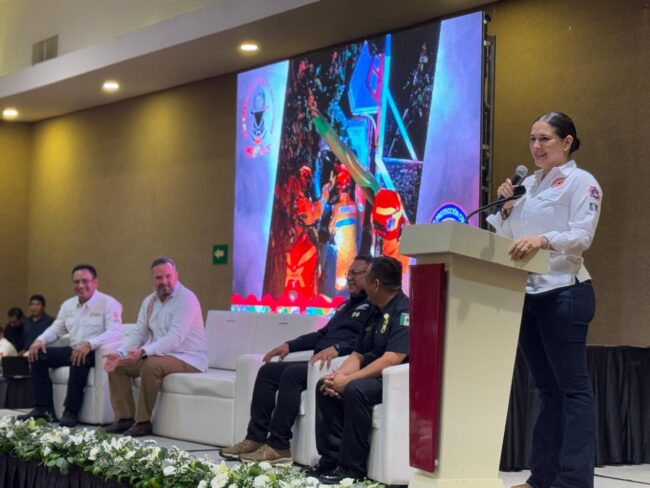 El Mega Congreso Nacional de Bomberos 2025 en Playa del Carmen fortalece la capacitación y seguridad con apoyo de la Secretaría de Protección Civil COEPROC.