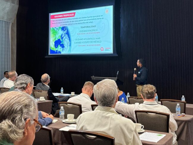 COEPROC brinda capacitación sobre Gestión de riesgos en el Seminario Nórdico Consular para mejorar la seguridad turística en Quintana Roo.
