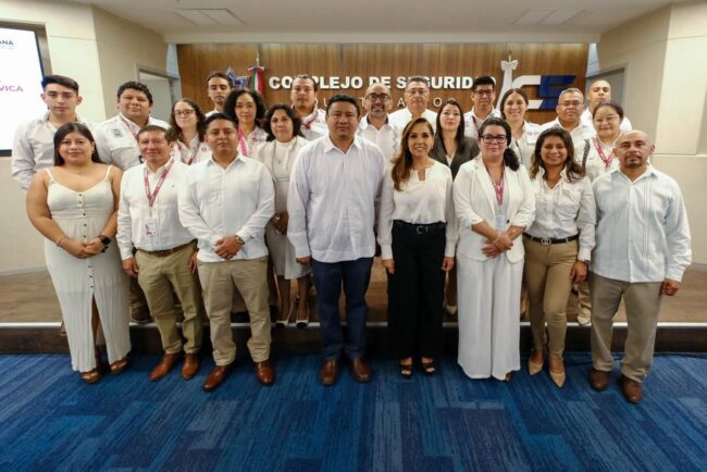 Quintana Roo lidera con el Informe Policial Móvil (IPH) al conectarse con Plataforma México, informó la gobernadora Mara Lezama