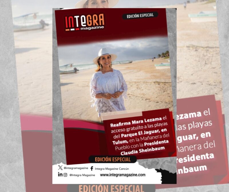 Reafirma Mara Lezama el acceso gratuito a las playas de Tulum