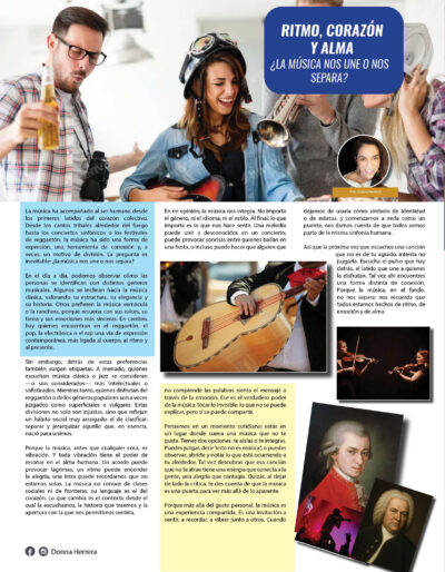 "Ritmo, Corazón y Alma / ¿La música nos une o nos separa?"