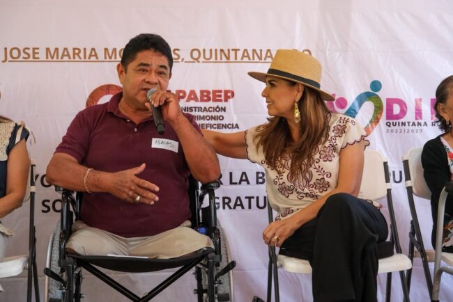 Apoyos funcionales y sillas de ruedas entregados por Mara Lezama, transforman vidas a personas con discapacidad motriz en José María Morelos