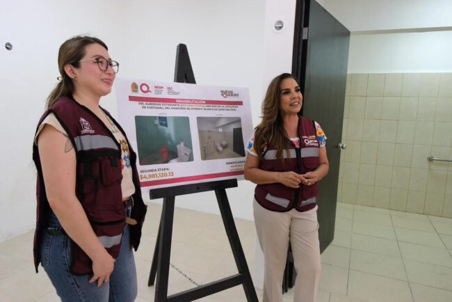 Mara Lezama destaca inversión histórica en albergue estudiantil de Chetumal