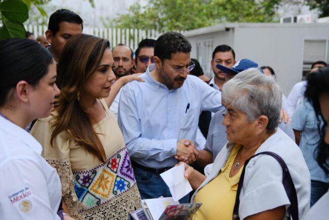Conversión de clínica del ISSSTE de Cancún en Hospital General anunciada por Mara Lezama.