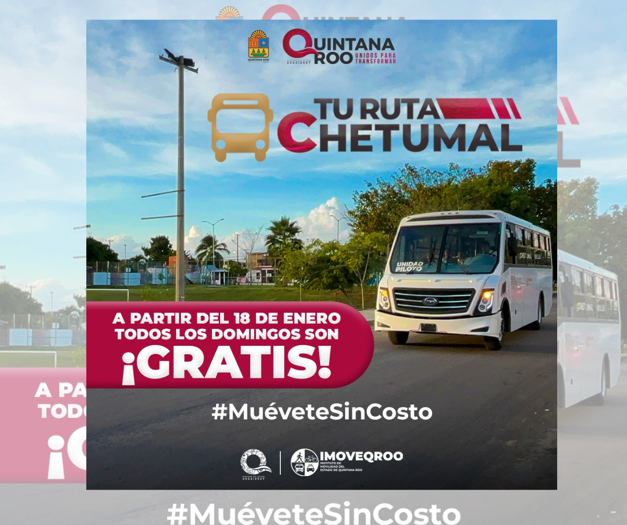 Tu ruta Chetumal gratis los domingos - Integra Magazine