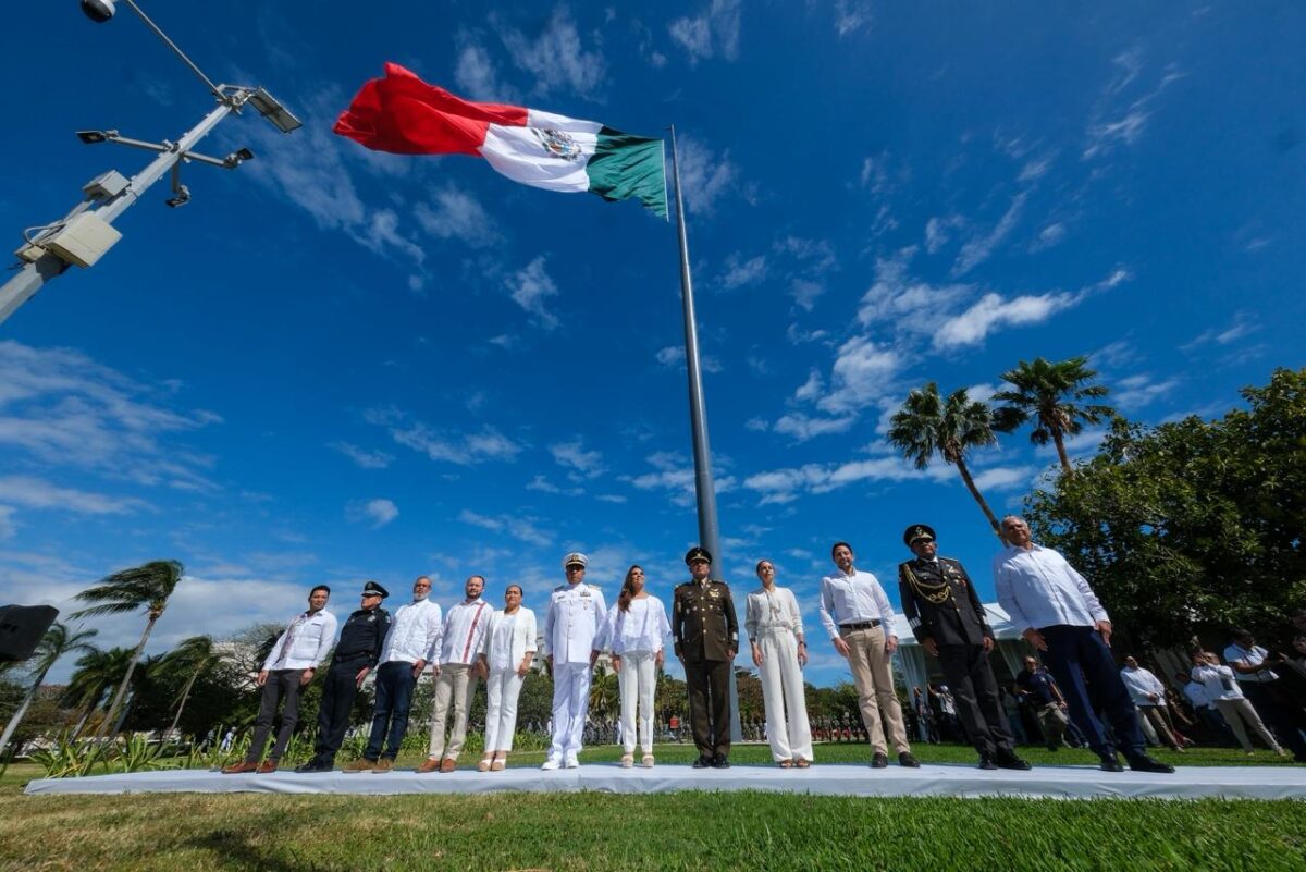 Celebran el 205 aniversario del Día de la Bandera