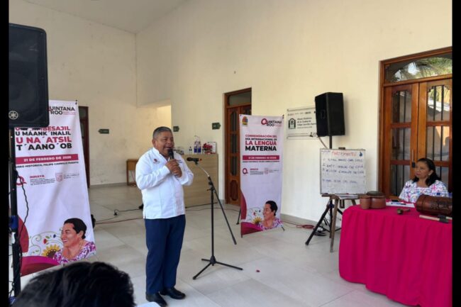 La Conmemoración del Día Internacional de la Lengua Materna, encabezada por INMAYA en Felipe Carrillo Puerto, fortalece identidad maya.