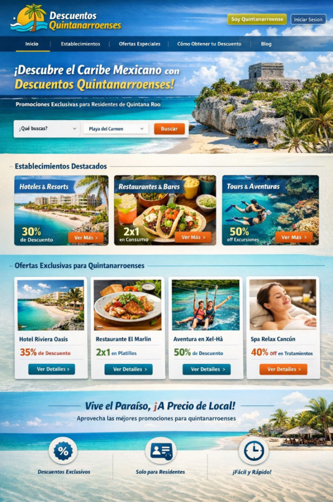 El descuento quintanarroense impulsa el turismo local y fortalece la comunidad. Estrategia empresarial y de responsabilidad social