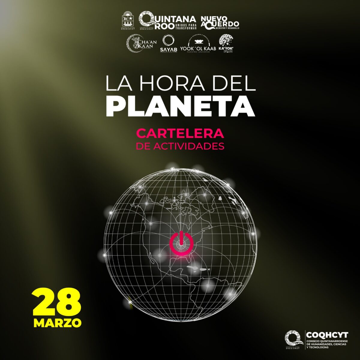 La Hora del Planeta en los planetarios de Quintana Roo