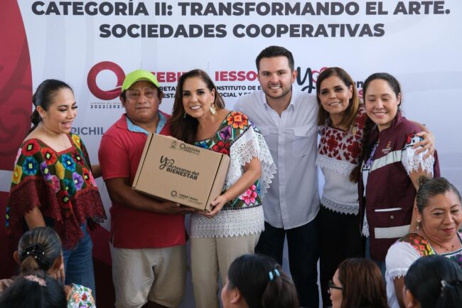 Equipamiento a artesanas en X-Pichil impulsa el programa Artesanas del Bienestar Transformando el Arte, iniciativa de Mara Lezama para fortalecer economía local.